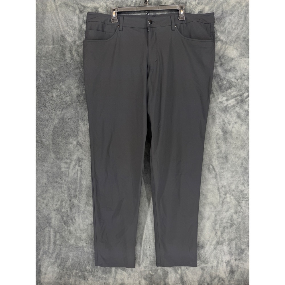 Lululemon Commission Pant Classic 40 Obsidian Black Warpstreme LM5ADGT 40x35